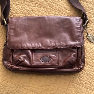 Vintage Fossil Messenger Bag